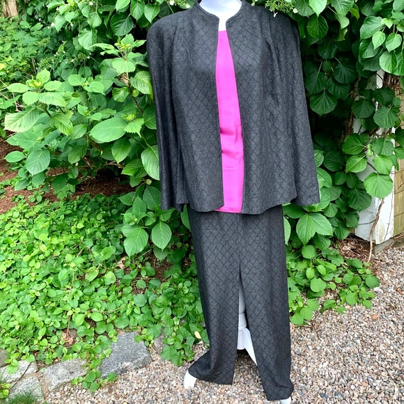3pc! DESIGNER outfit SAKS PENCIL SKIRT / JACKET/NWOT - Picture 1 of 12